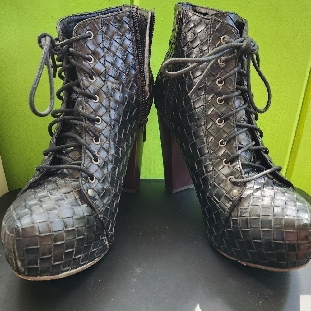 Bucco goth block heel boot - Picture 2 of 6